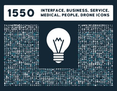 Arayüz, İş, Araçlar, İnsanlar, Sağlık, Ödüller Vektör Simgeleri