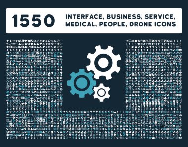 Arayüz, İş, Araçlar, İnsanlar, Sağlık, Ödüller Vektör Simgeleri
