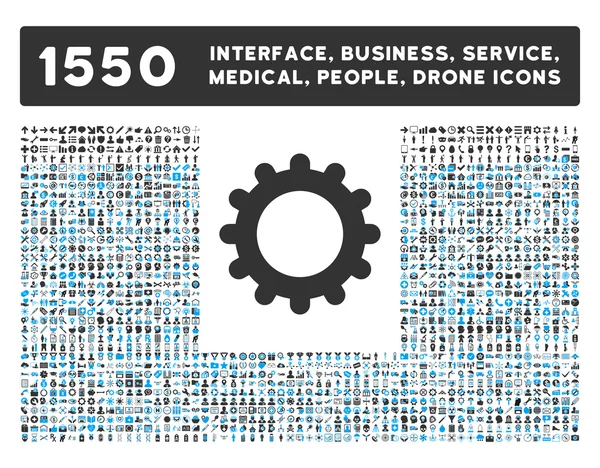 Interface, Entreprise, Outils, Personnes, Médical, Récompenses Icônes vectorielles — Image vectorielle