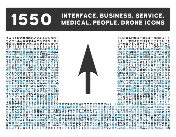 Ícone Y do eixo de seta e mais Interface, Negócios, Ferramentas, Pessoas, Médico, Ícones de vetor plana de prêmios —  Vetores de Stock