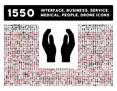 Care Icon and More Interface, Business, Tools, People, Medical, Awards Flat Vector Icons