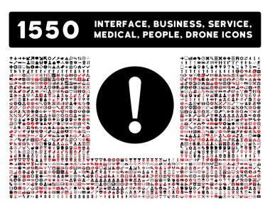 Problem Icon and More Interface, Business, Tools, People, Medical, Awards Flat Vector Icons