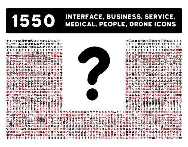 Soru simgesi ve daha fazla arabirim, iş, araçlar, insanlar, tıbbi, düz vektör simgeler Ödülleri