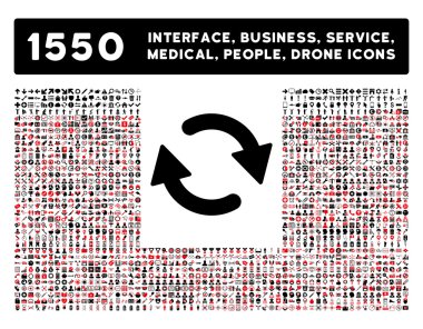 Refresh Icon and More Interface, Business, Tools, People, Medical, Awards Flat Vector Icons