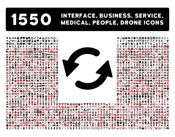 Actualizar icono Ccw y más Interfaz, Negocio, Herramientas, Personas, Médico, Premios Iconos de Vectores Planos — Vector de stock