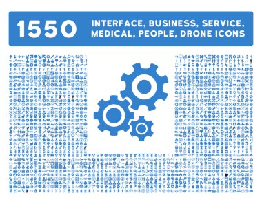 Arayüz, İş, Araçlar, İnsanlar, Sağlık, Ödüller Vektör Simgeleri