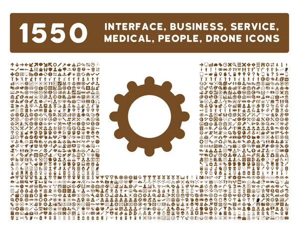 Interface, Unternehmen, Tools, Menschen, Medizin, Auszeichnungen Vector Icons — Stockvektor