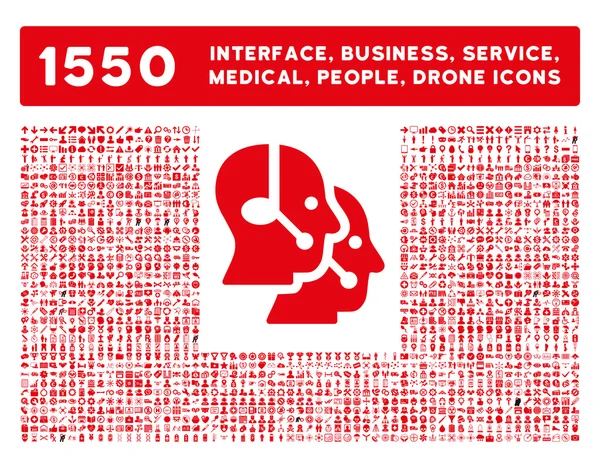 Interface, Entreprise, Outils, Personnes, Médical, Récompenses Icônes vectorielles — Image vectorielle