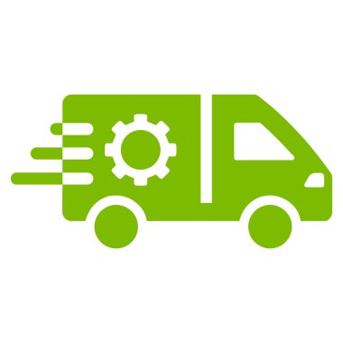 Hizmet araba simgesi