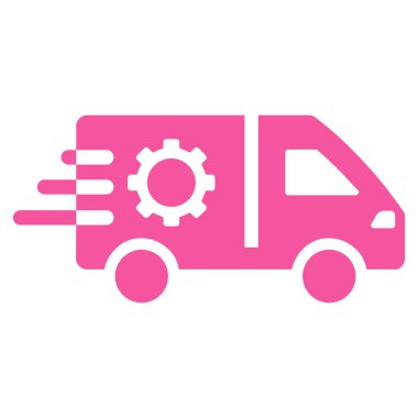 Hizmet araba simgesi