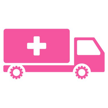 Hizmet araba simgesi