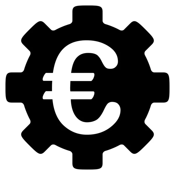Pictogram van de ontwikkeling van de euro — Stockvector
