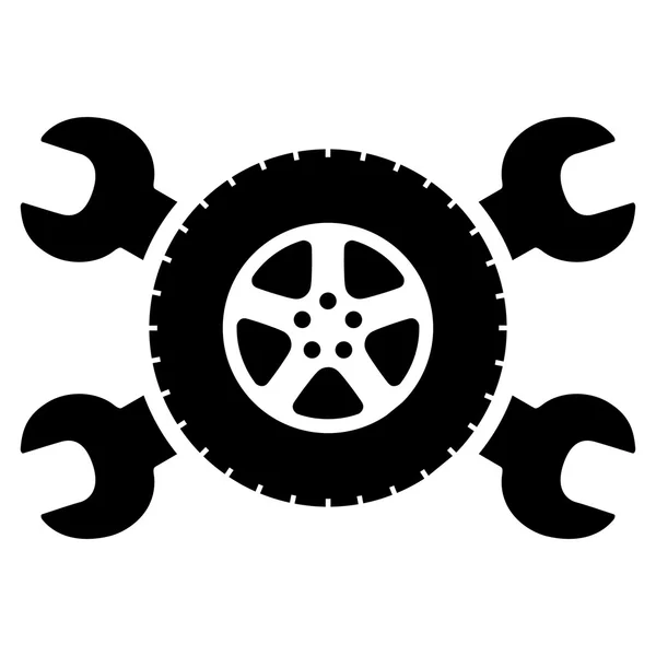 Tire Service Icon — Stock Vector