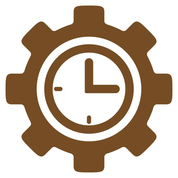 Icono de configuración de tiempo — Vector de stock