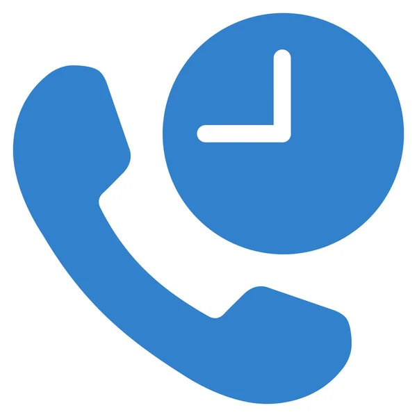 Phone Time Icon — Stock Vector