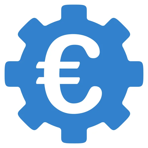 Pictogram van de ontwikkeling van de euro — Stockvector
