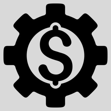 Geliştirme maliyet düz simgesi