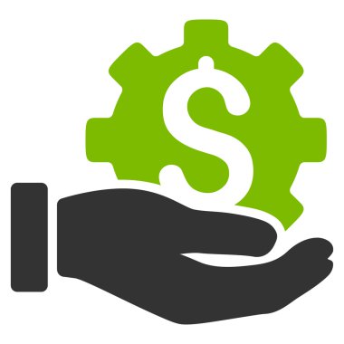 Geliştirme hizmet düz simgesi