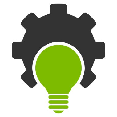 Ampul yapılandırma düz simgesi