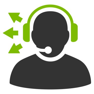 Operatör ileti düz simgesi