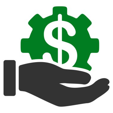 Geliştirme hizmet düz simgesi