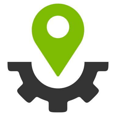 Hizmet harita işareti simgesi