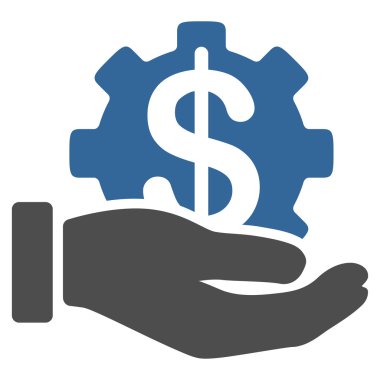 Geliştirme hizmet düz simgesi