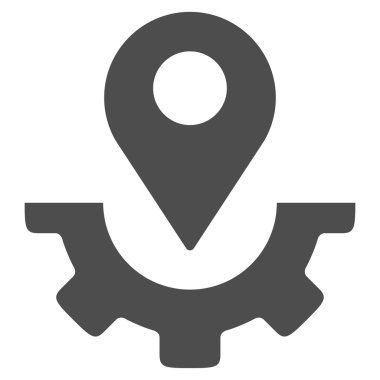 Hizmet harita işareti simgesi