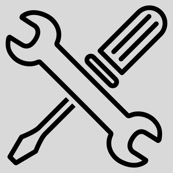 Tuning Tools Icono plano — Archivo Imágenes Vectoriales