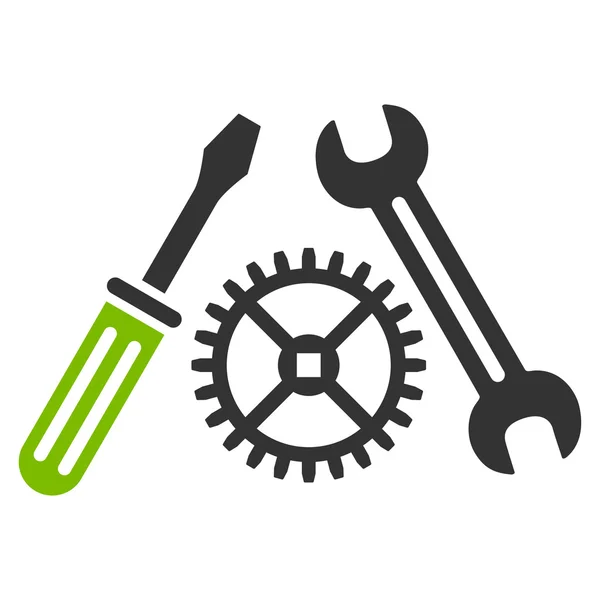 Tuning Service Flat Icon — Stock Vector