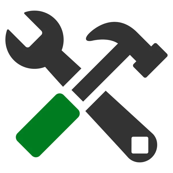 Hammer And Wrench Icon — Stock Vector