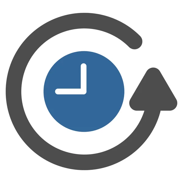 Restaurar icono del reloj — Vector de stock