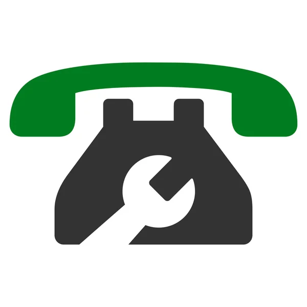 Servicetelefon-Ikone — Stockvektor