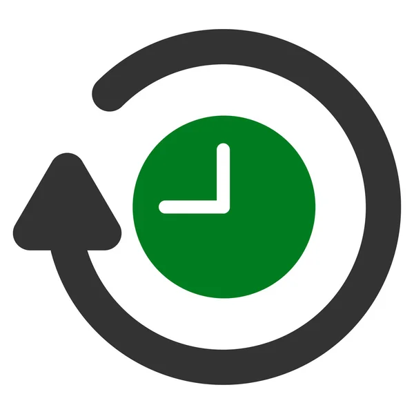 Repetir Reloj Icono plano — Archivo Imágenes Vectoriales