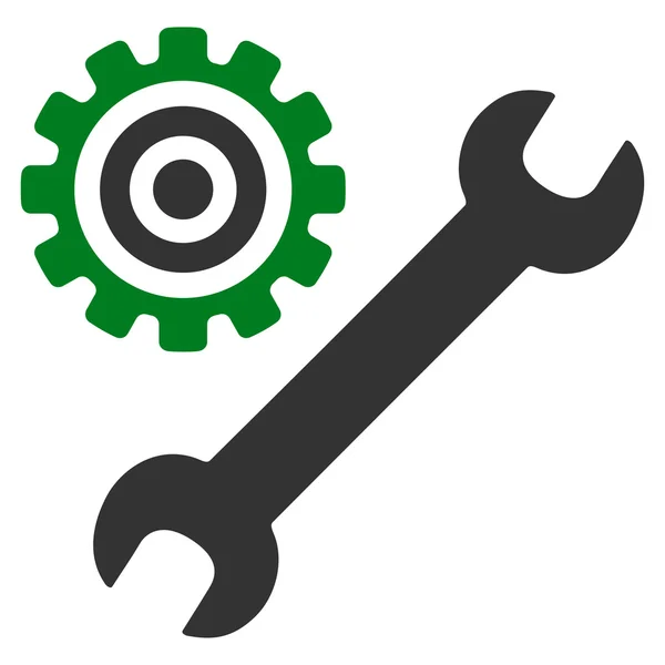 Service Tools Flat Icon — Stock Vector