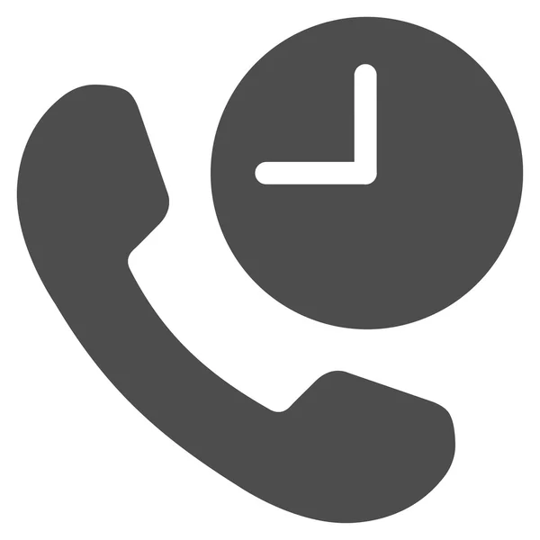 Telefon saat simgesini — Stok Vektör