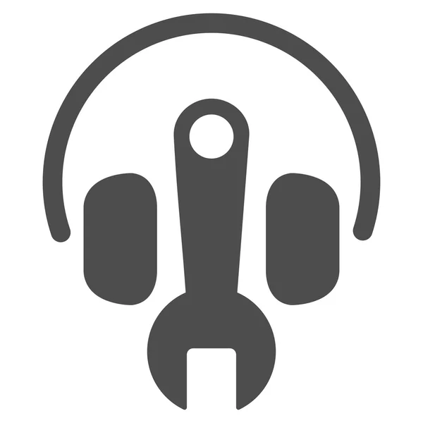 Fülhallgató eszközök ikonra — Stock Vector