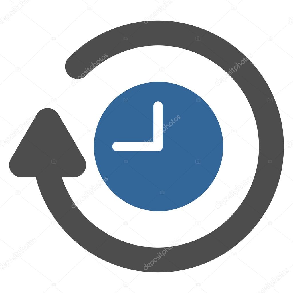 Repeat Clock Flat Icon