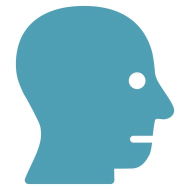 Hasta baş düz simgesi