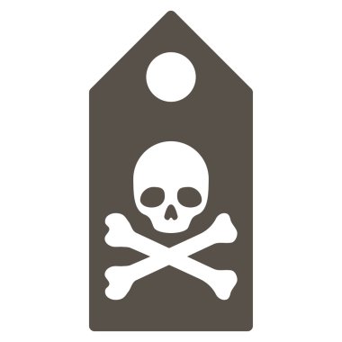 Ölüm Mark düz simgesi