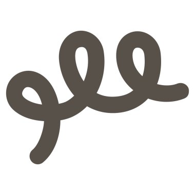 Spiral basili düz simgesi