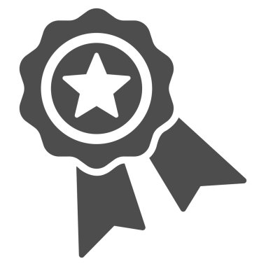 Kalite mühür düz simgesi