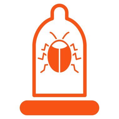 Hata koruma düz simgesi