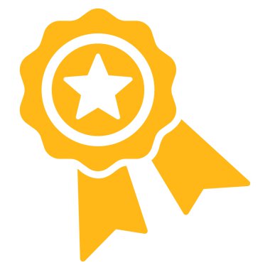 Kalite mühür düz simgesi