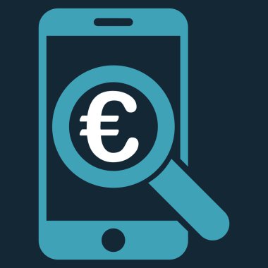 Euro mobil araştırma simgesi
