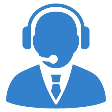 Destek Yöneticisi düz simgesi