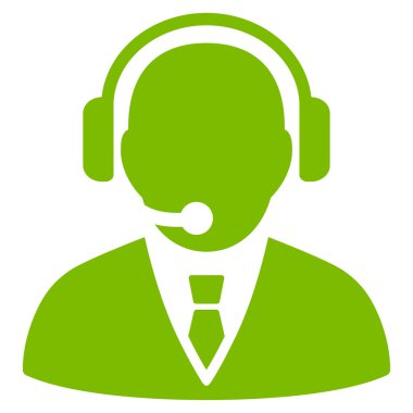 Destek Yöneticisi düz simgesi