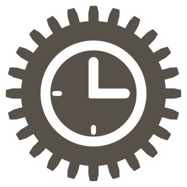 Zaman seçenekleri düz simgesi