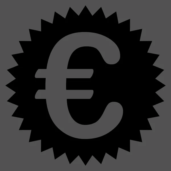 Ikon Stamp Garansi Euro - Stok Vektor