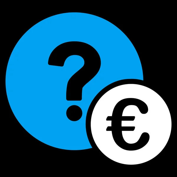 Euro Balance Query Icon — Stock Vector
